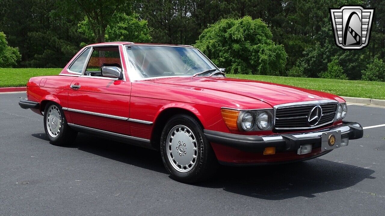 Mercedes-Benz-SL-Class-1987-Red-Black-268157-4