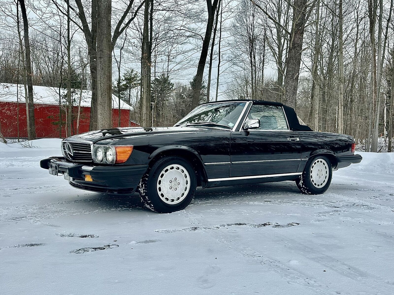 Mercedes-Benz-SL-Class-1989-Black-Gray-132459-10