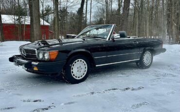 Mercedes-Benz-SL-Class-1989-Black-Gray-132459-17