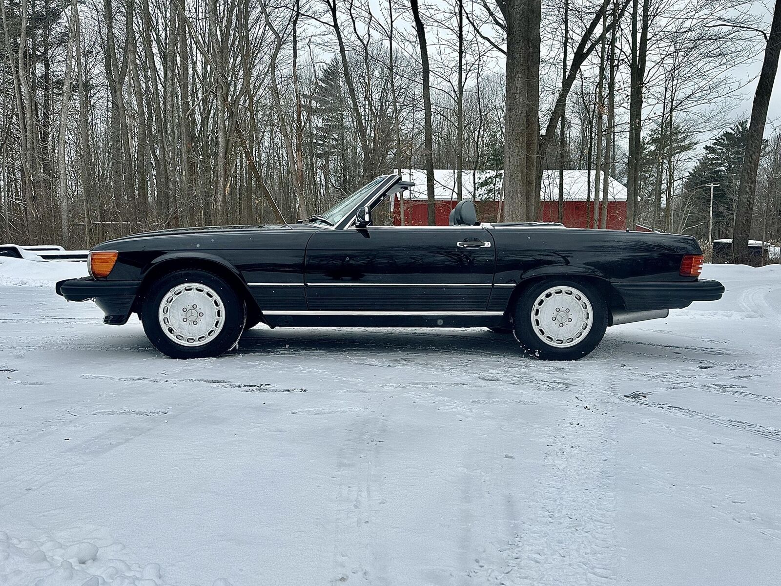 Mercedes-Benz-SL-Class-1989-Black-Gray-132459-18