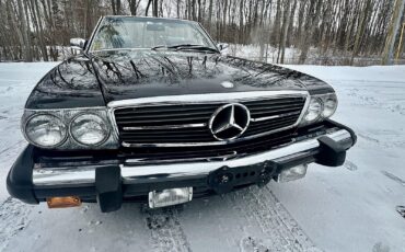 Mercedes-Benz-SL-Class-1989-Black-Gray-132459-23