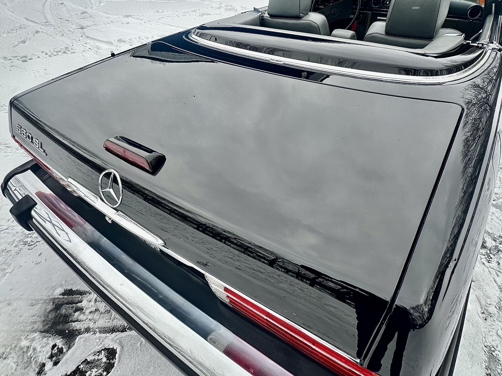 Mercedes-Benz-SL-Class-1989-Black-Gray-132459-33