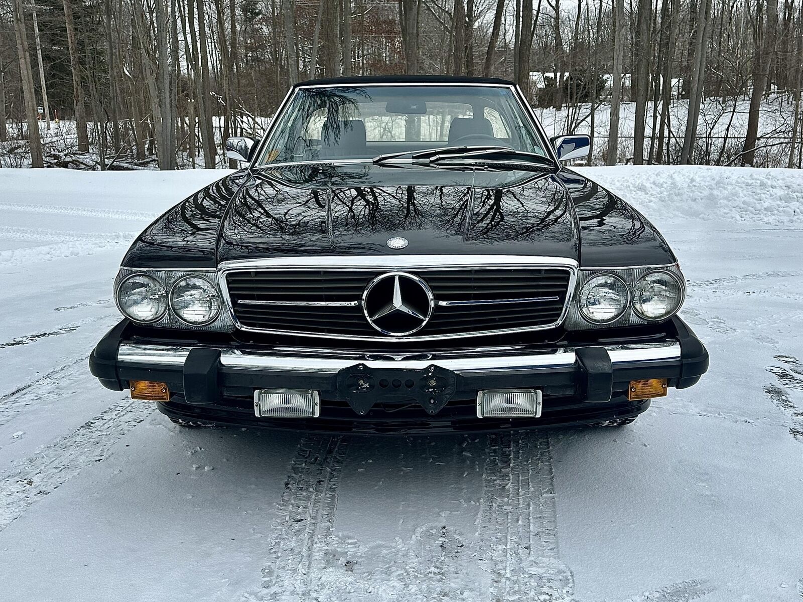 Mercedes-Benz-SL-Class-1989-Black-Gray-132459-9