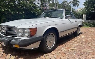 Mercedes-Benz-SL-Class-1989-White-107046-2