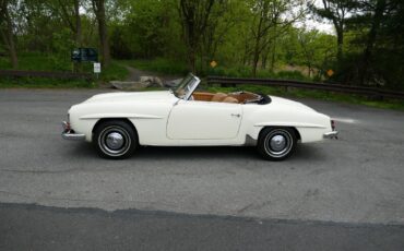 Mercedes-Benz-SL-Class-Cabriolet-1961-White-Brown-99999-2