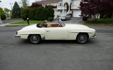 Mercedes-Benz-SL-Class-Cabriolet-1961-White-Brown-99999-4