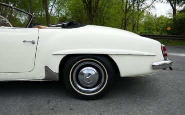 Mercedes-Benz-SL-Class-Cabriolet-1961-White-Brown-99999-9