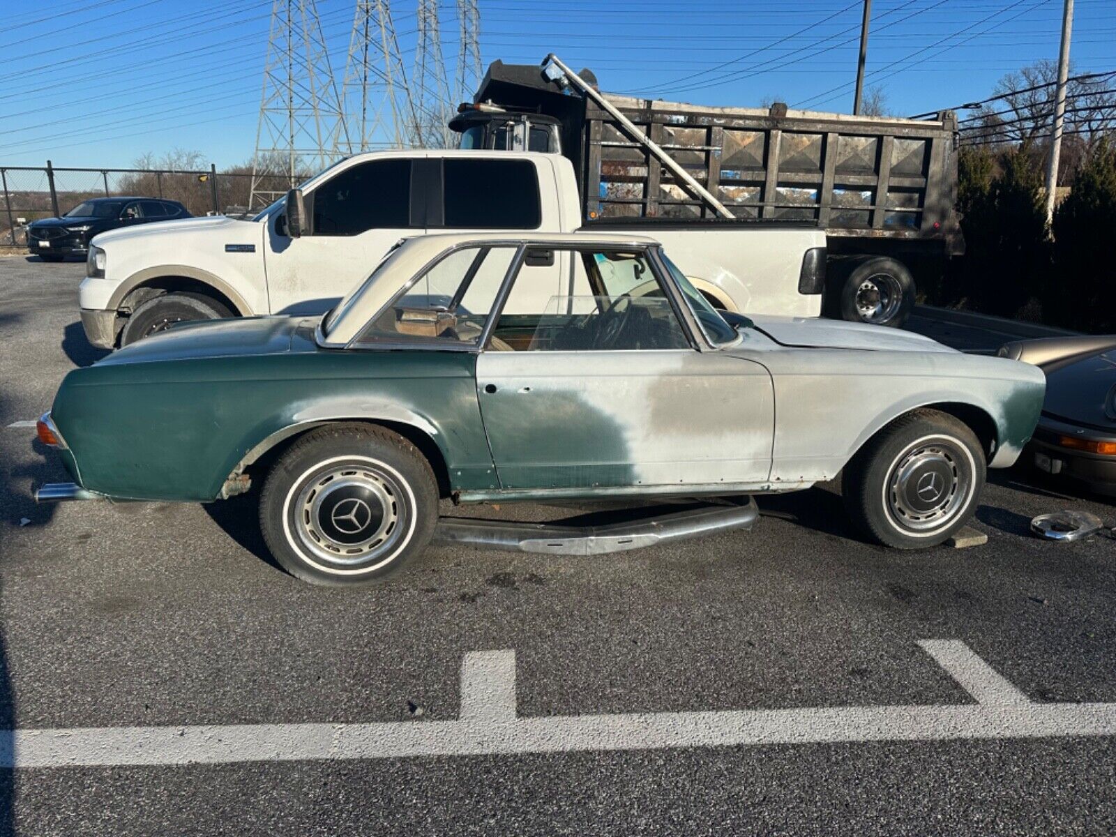 Mercedes-Benz-SL-Class-Cabriolet-1967-Green-Tan-64374-5