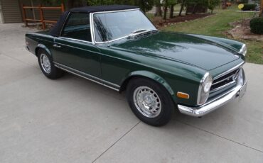 Mercedes-Benz-SL-Class-Cabriolet-1968-Green-Green-107554-5