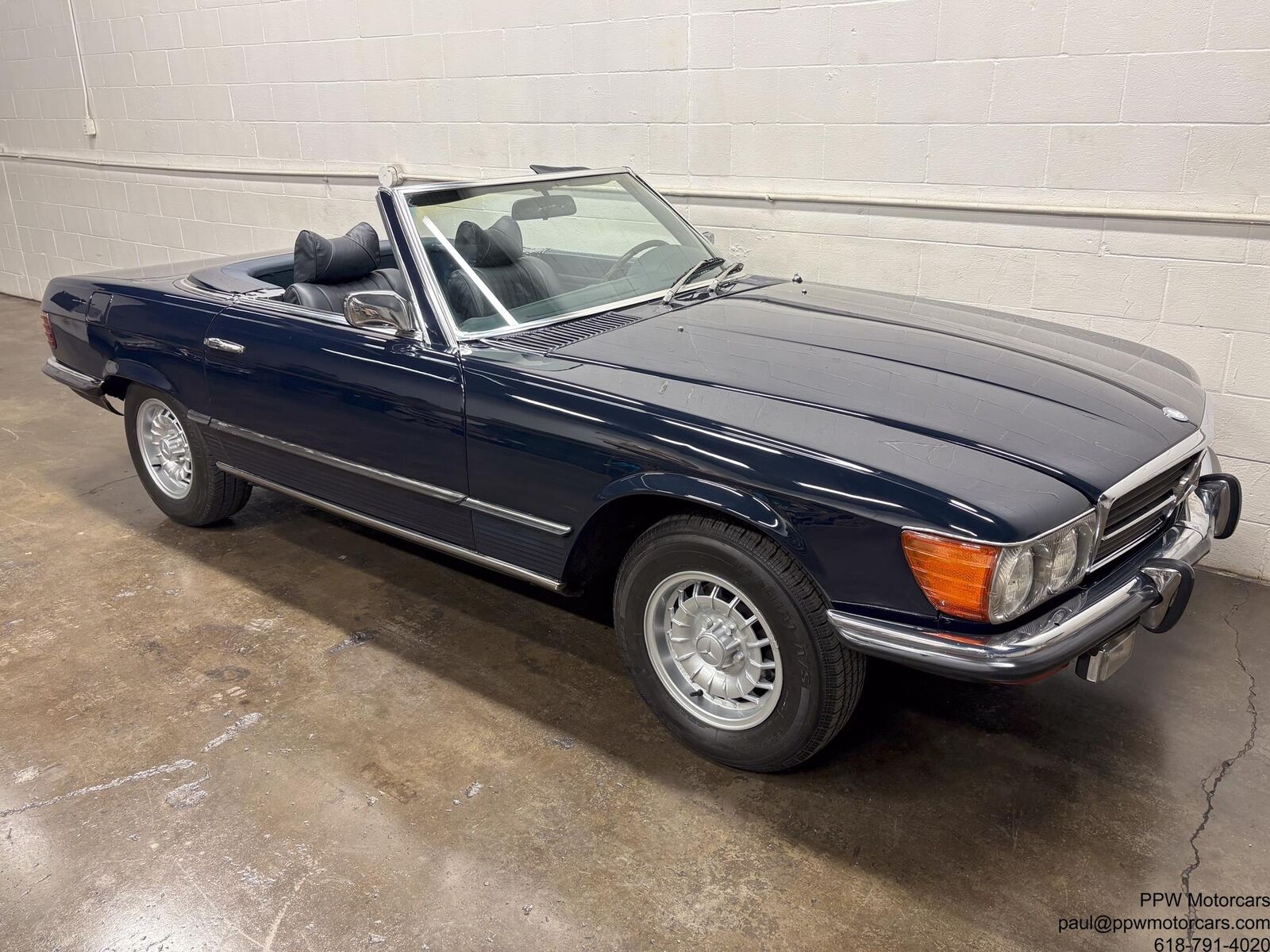 Mercedes-Benz-SL-Class-Cabriolet-1973-Blue-Blue-79447-22