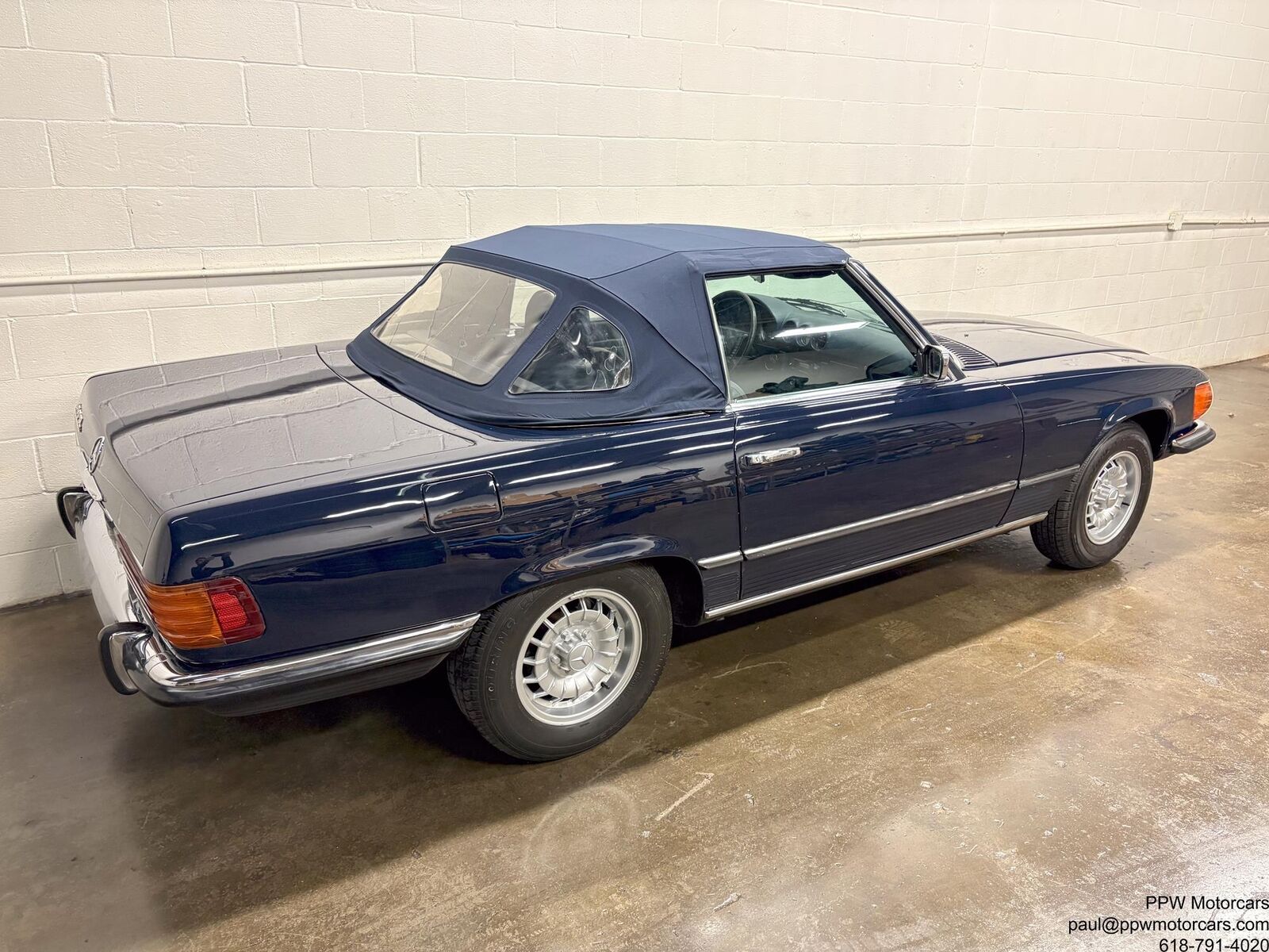 Mercedes-Benz-SL-Class-Cabriolet-1973-Blue-Blue-79447-29