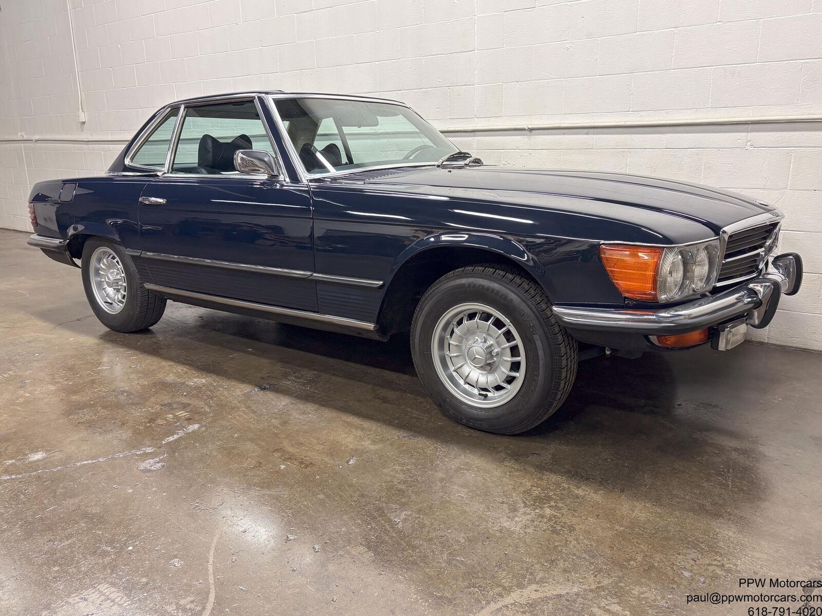 Mercedes-Benz-SL-Class-Cabriolet-1973-Blue-Blue-79447-31