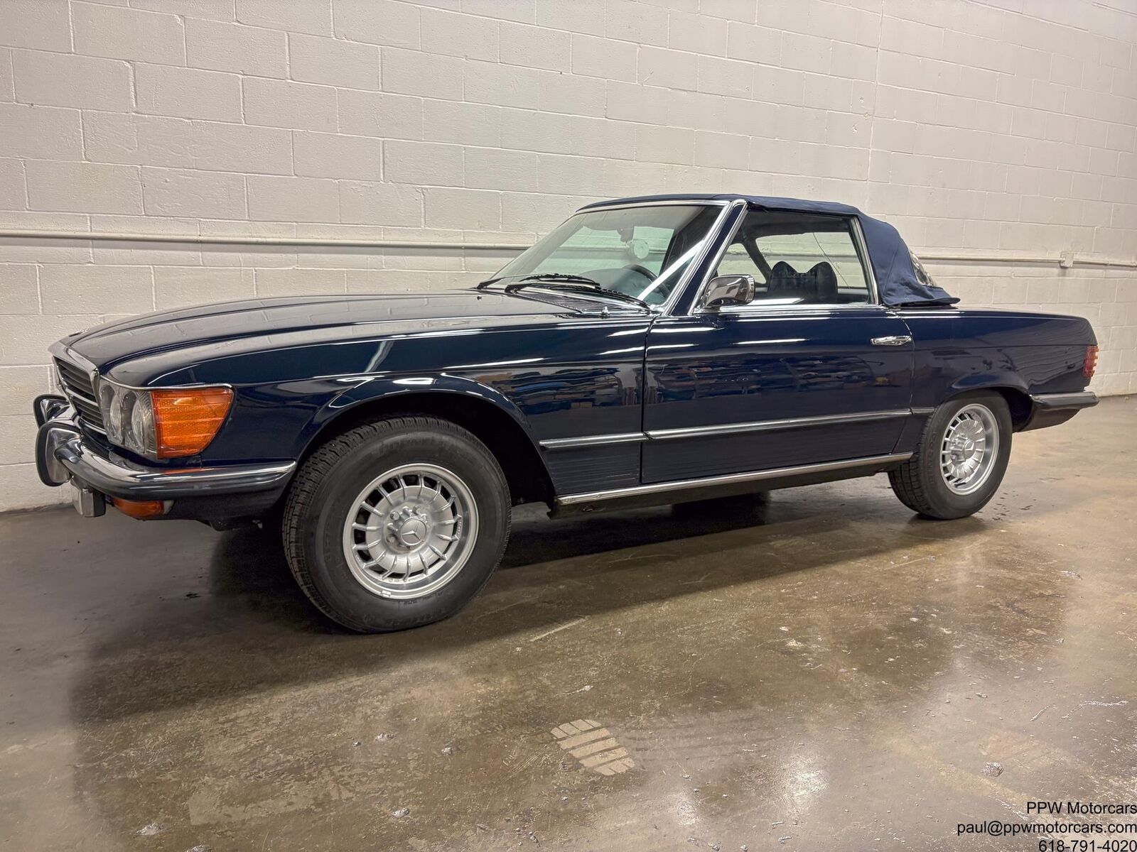 Mercedes-Benz-SL-Class-Cabriolet-1973-Blue-Blue-79447-7