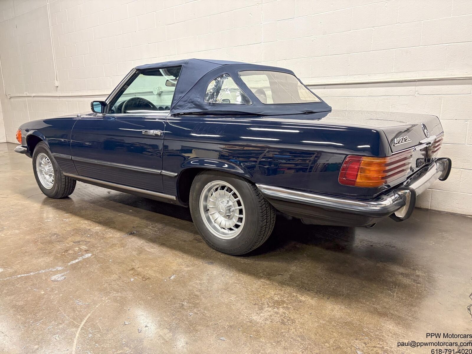 Mercedes-Benz-SL-Class-Cabriolet-1973-Blue-Blue-79447-8