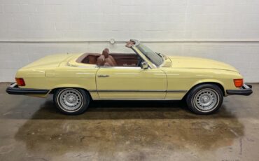 Mercedes-Benz-SL-Class-Cabriolet-1977-Yellow-Chocolate-118916-21