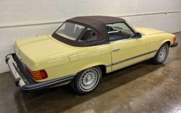 Mercedes-Benz-SL-Class-Cabriolet-1977-Yellow-Chocolate-118916-29