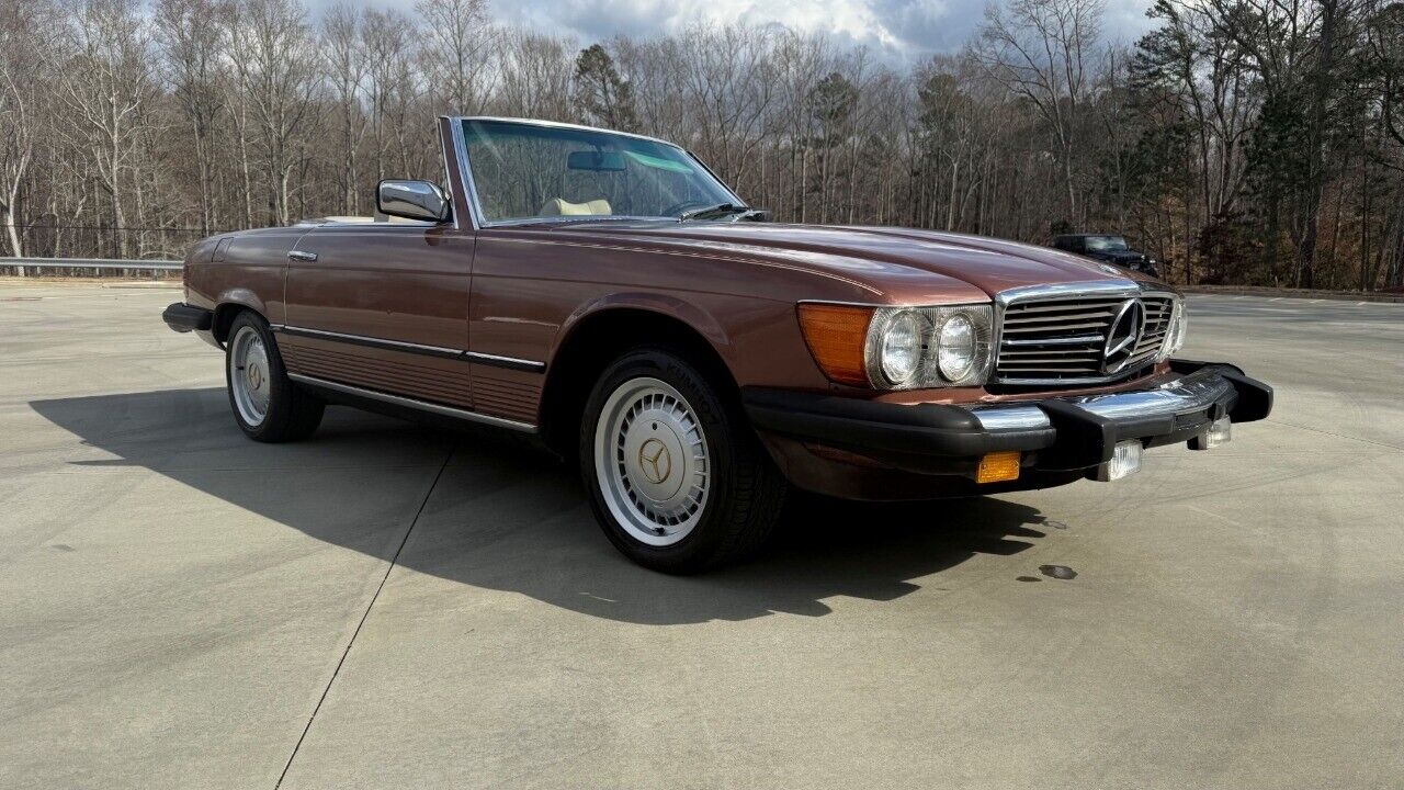 Mercedes-Benz-SL-Class-Cabriolet-1979-Brown-Tan-182002-5