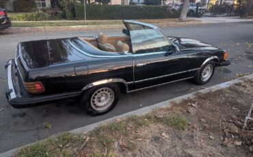 Mercedes-Benz-SL-Class-Cabriolet-1980-Black-Brown-120062-3