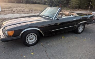 Mercedes-Benz-SL-Class-Cabriolet-1980-Black-Brown-120062-4