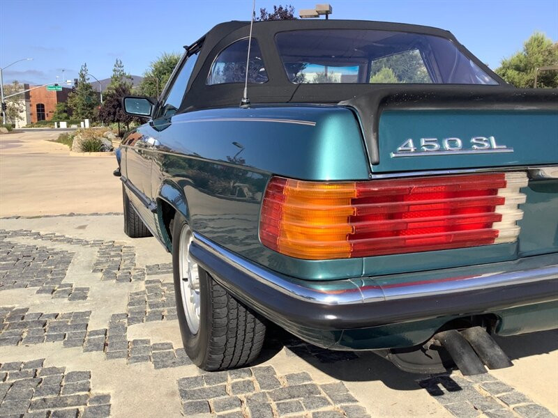 Mercedes-Benz-SL-Class-Cabriolet-1980-Green-Tan-129087-13