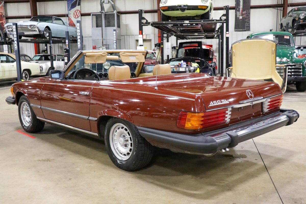 Mercedes-Benz-SL-Class-Cabriolet-1980-Red-Tan-209997-5