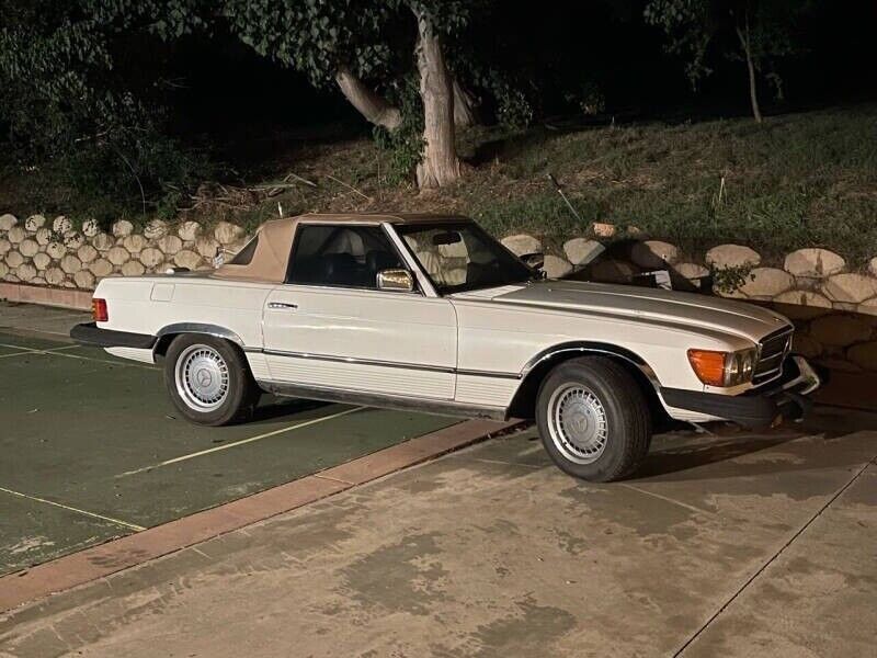 Mercedes-Benz-SL-Class-Cabriolet-1980-White-Brown-160934-4