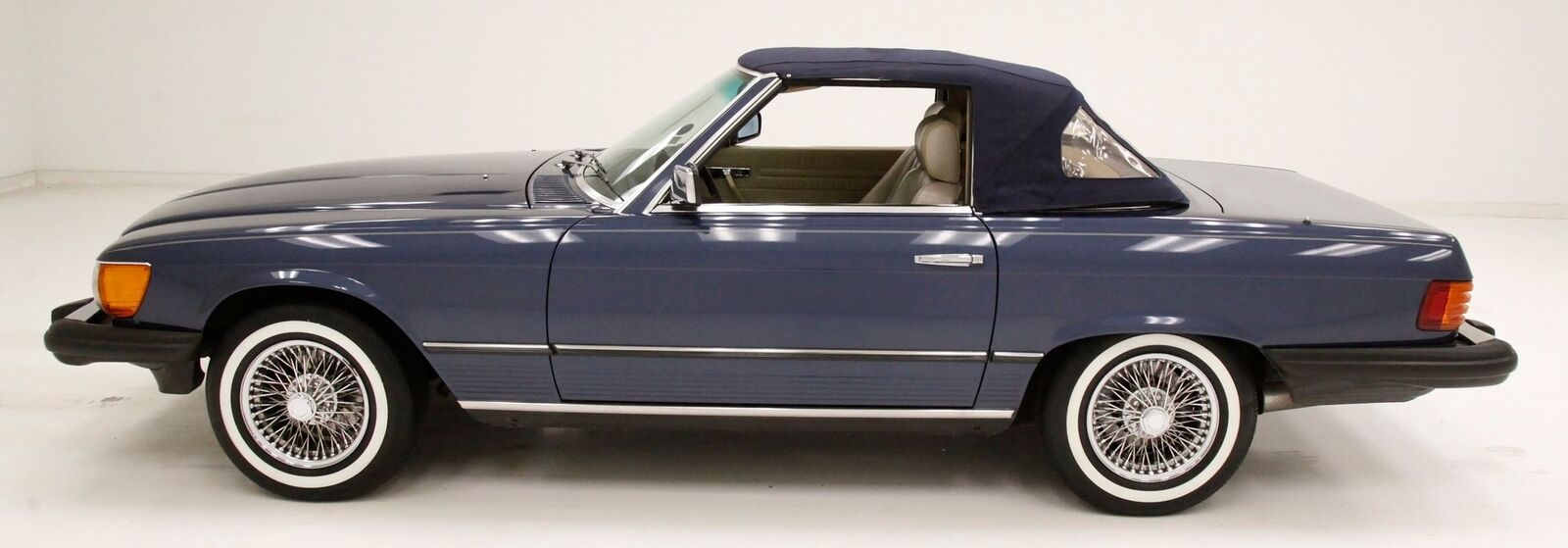 Mercedes-Benz-SL-Class-Cabriolet-1985-Blue-Beige-206157-4