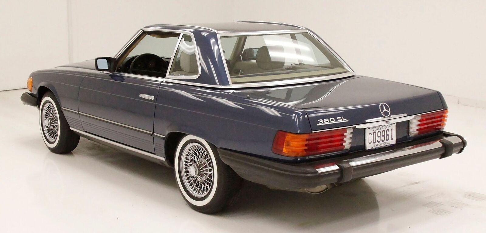 Mercedes-Benz-SL-Class-Cabriolet-1985-Blue-Beige-206157-6