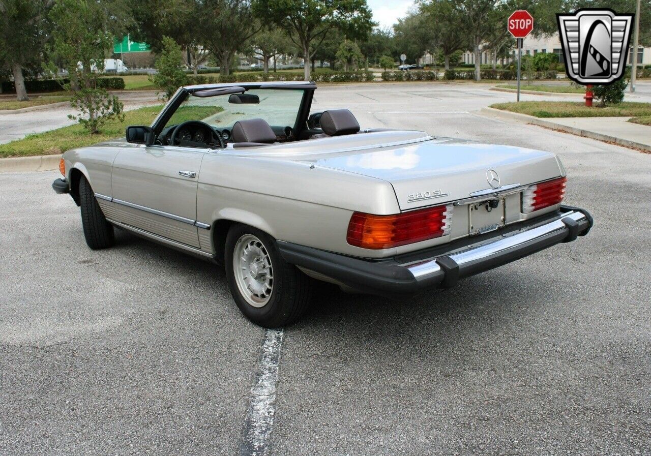 Mercedes-Benz-SL-Class-Cabriolet-1985-Silver-Brown-318333-10