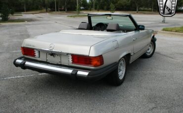 Mercedes-Benz-SL-Class-Cabriolet-1985-Silver-Brown-318333-11