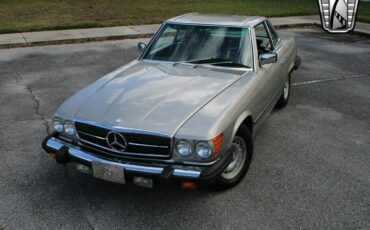 Mercedes-Benz-SL-Class-Cabriolet-1985-Silver-Brown-318333-2