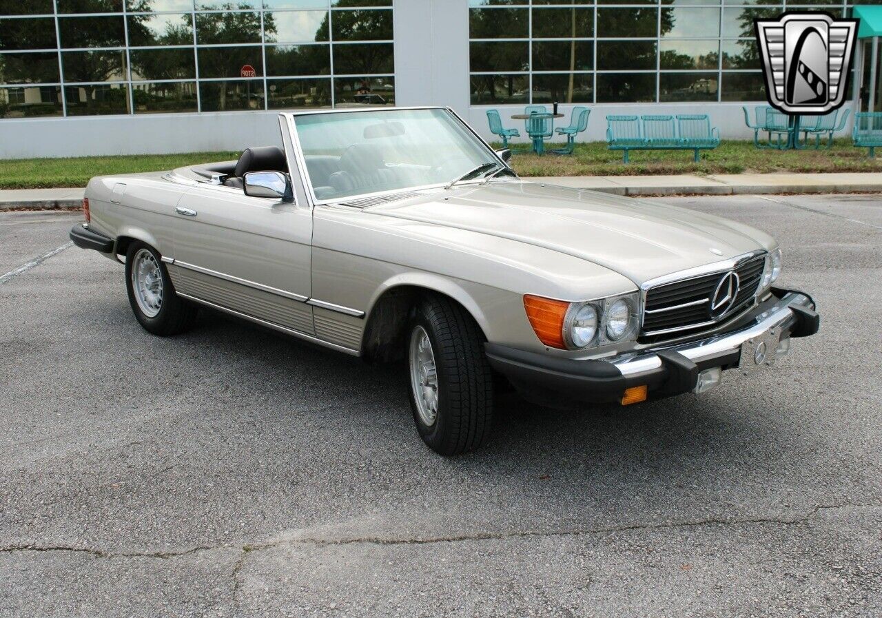 Mercedes-Benz-SL-Class-Cabriolet-1985-Silver-Brown-318333-7