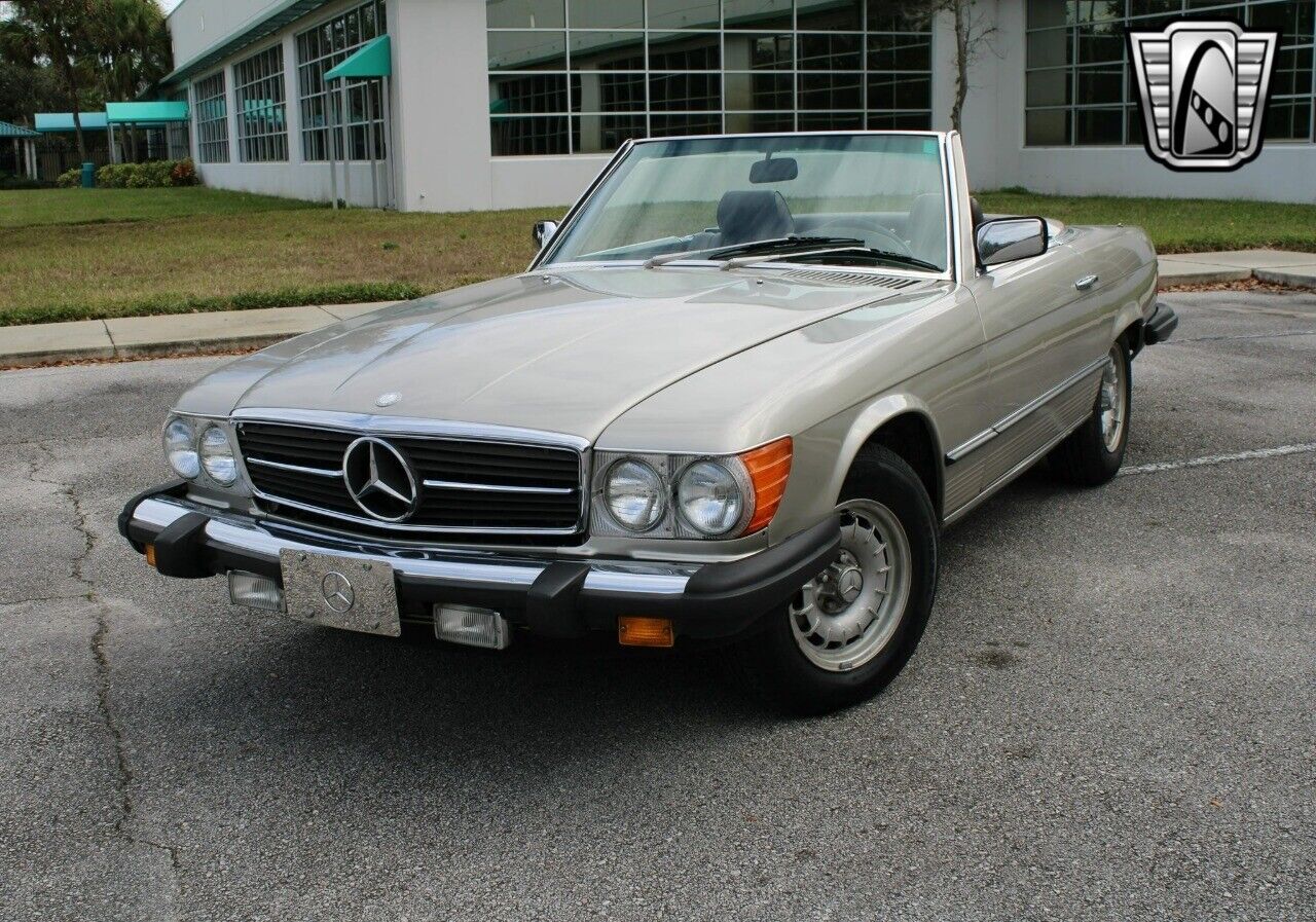 Mercedes-Benz-SL-Class-Cabriolet-1985-Silver-Brown-318333-8