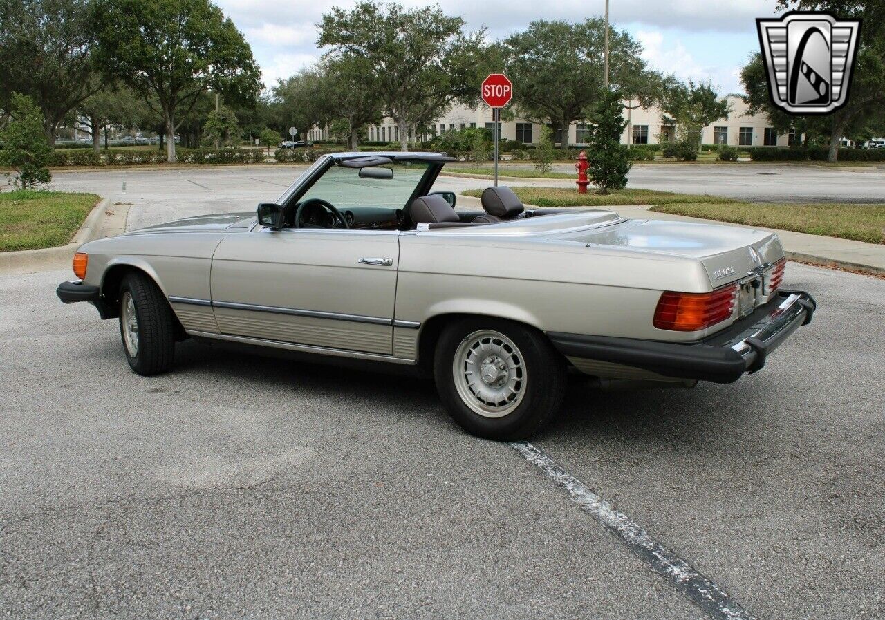 Mercedes-Benz-SL-Class-Cabriolet-1985-Silver-Brown-318333-9