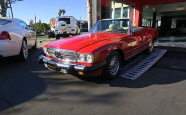 Mercedes-Benz-SL-Class-Cabriolet-1986-Red-Creme-Beige-174557-1