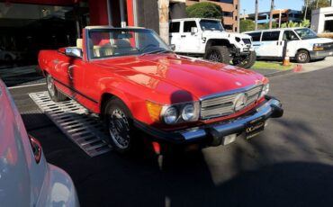 Mercedes-Benz-SL-Class-Cabriolet-1986-Red-Creme-Beige-174557-3