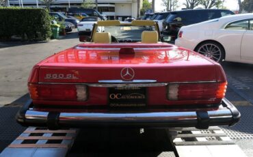 Mercedes-Benz-SL-Class-Cabriolet-1986-Red-Creme-Beige-174557-7