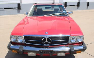 Mercedes-Benz-SL-Class-Cabriolet-1986-Red-Tan-132111-10