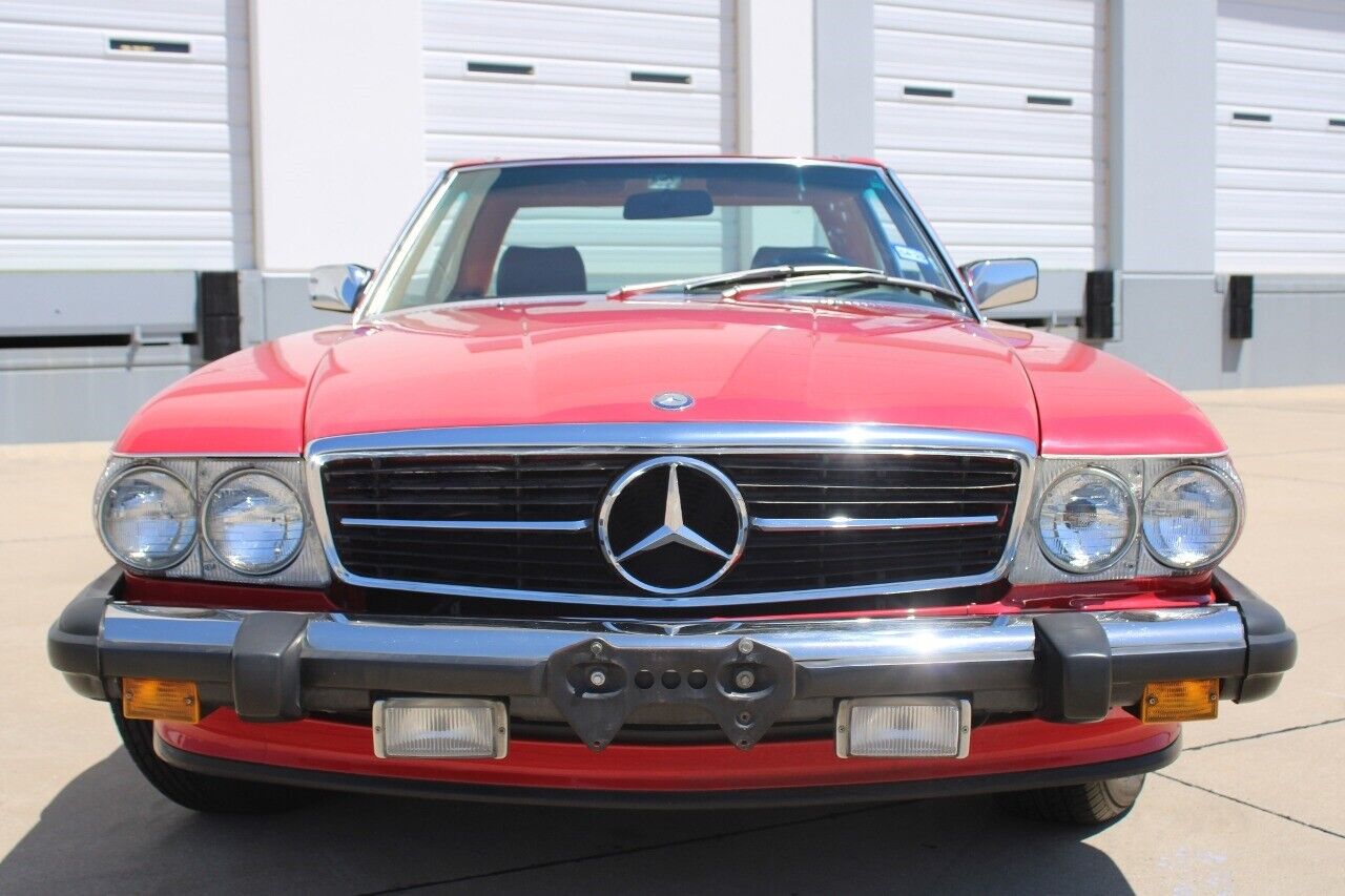 Mercedes-Benz-SL-Class-Cabriolet-1986-Red-Tan-132111-11