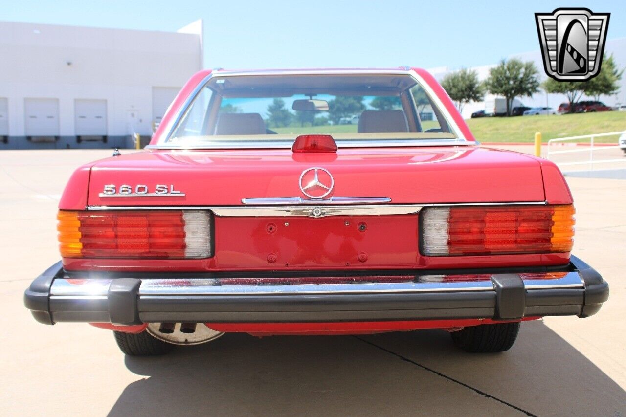 Mercedes-Benz-SL-Class-Cabriolet-1986-Red-Tan-132111-6