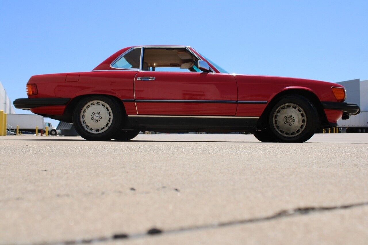 Mercedes-Benz-SL-Class-Cabriolet-1986-Red-Tan-132111-8