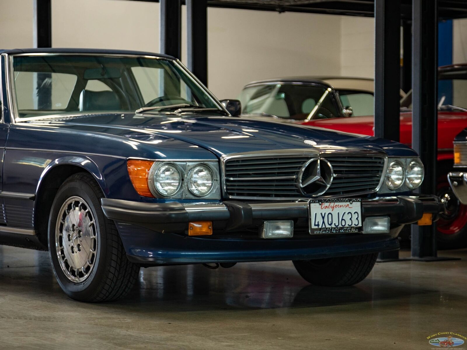 Mercedes-Benz-SL-Class-Cabriolet-1987-Blue-Blue-91853-11