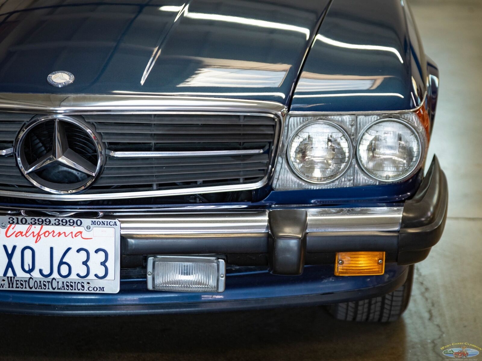 Mercedes-Benz-SL-Class-Cabriolet-1987-Blue-Blue-91853-15