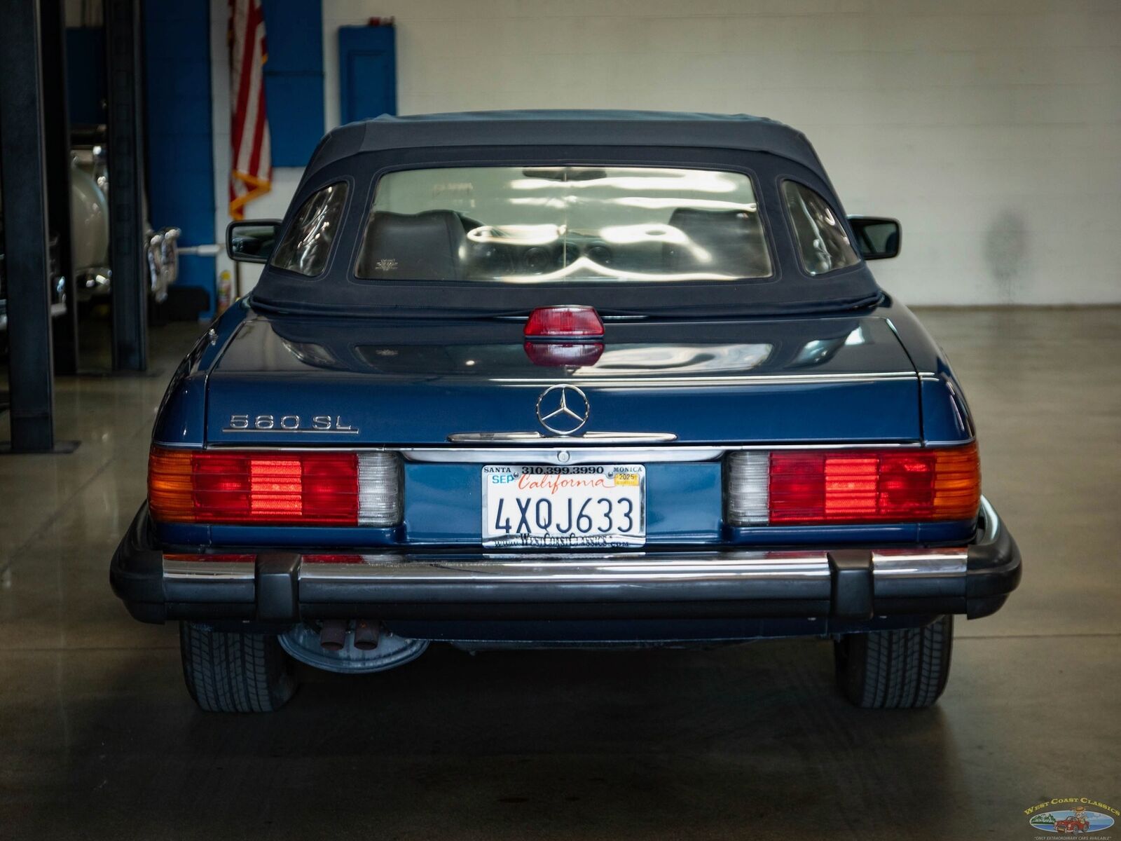 Mercedes-Benz-SL-Class-Cabriolet-1987-Blue-Blue-91853-16