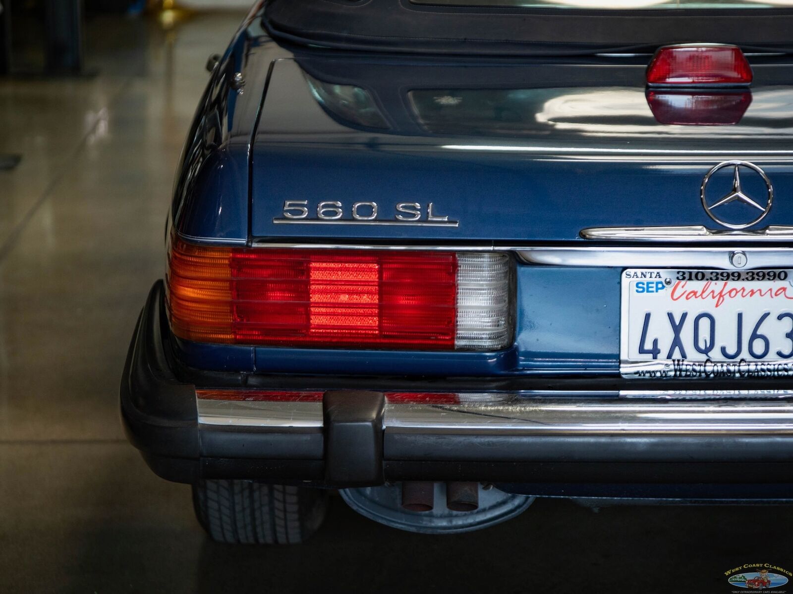 Mercedes-Benz-SL-Class-Cabriolet-1987-Blue-Blue-91853-17