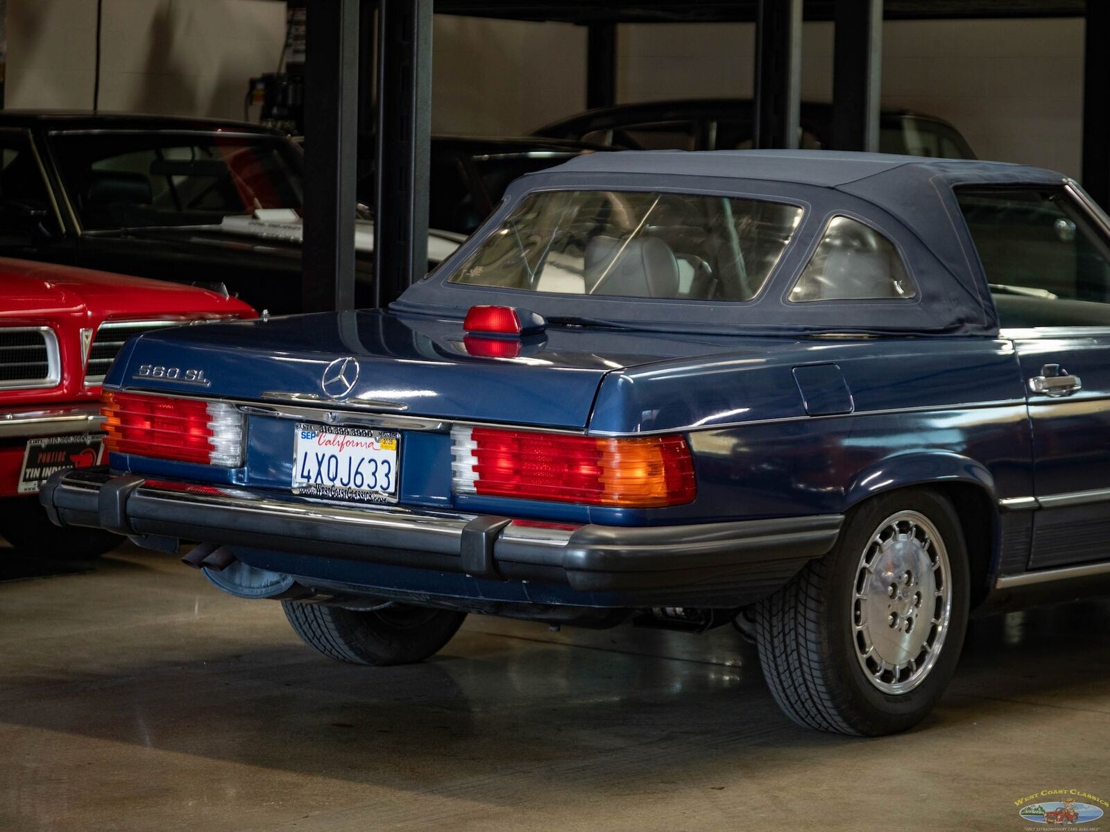 Mercedes-Benz-SL-Class-Cabriolet-1987-Blue-Blue-91853-24