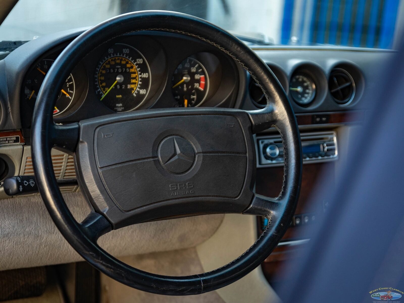 Mercedes-Benz-SL-Class-Cabriolet-1987-Blue-Blue-91853-33