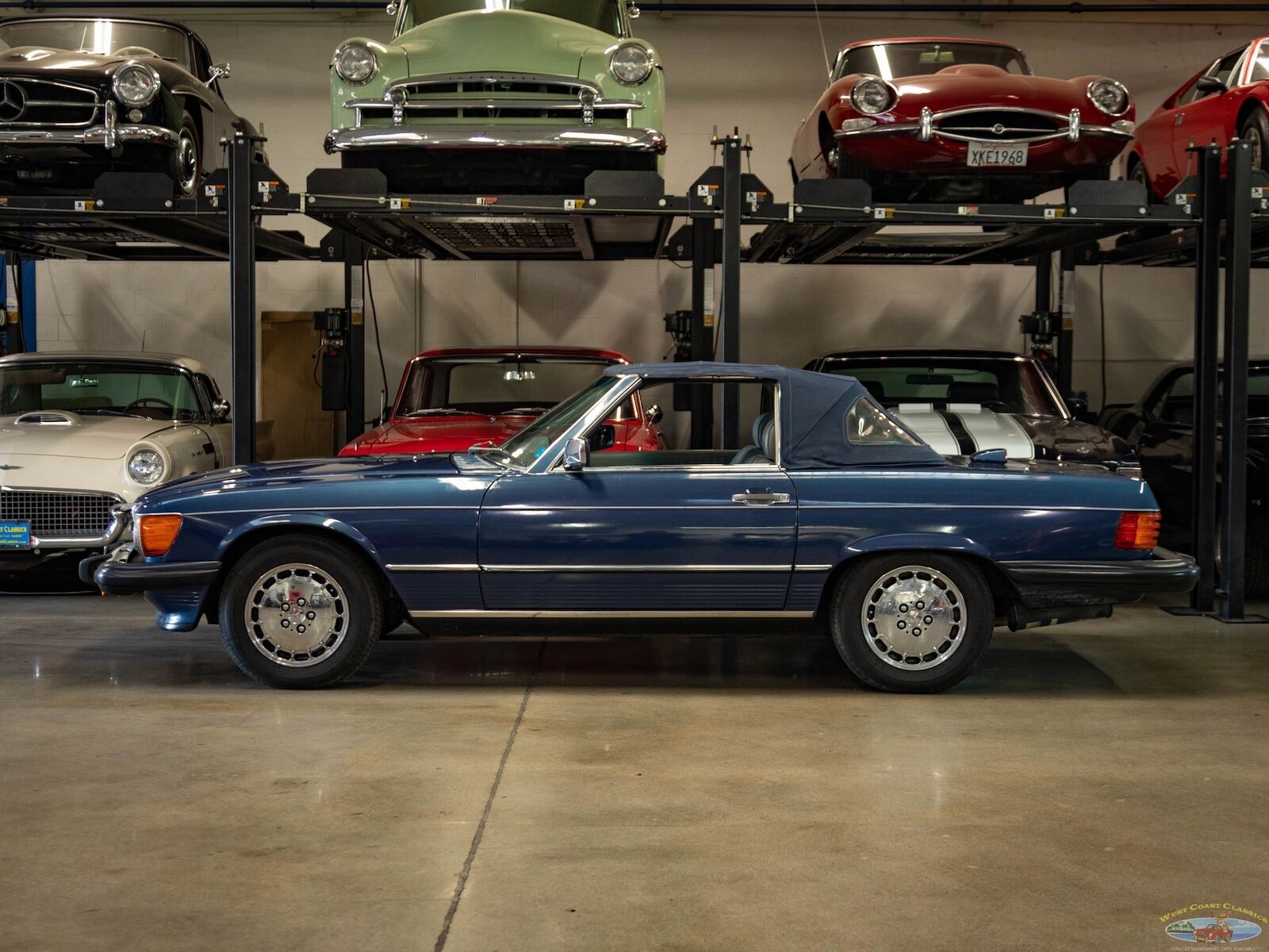 Mercedes-Benz-SL-Class-Cabriolet-1987-Blue-Blue-91853-5