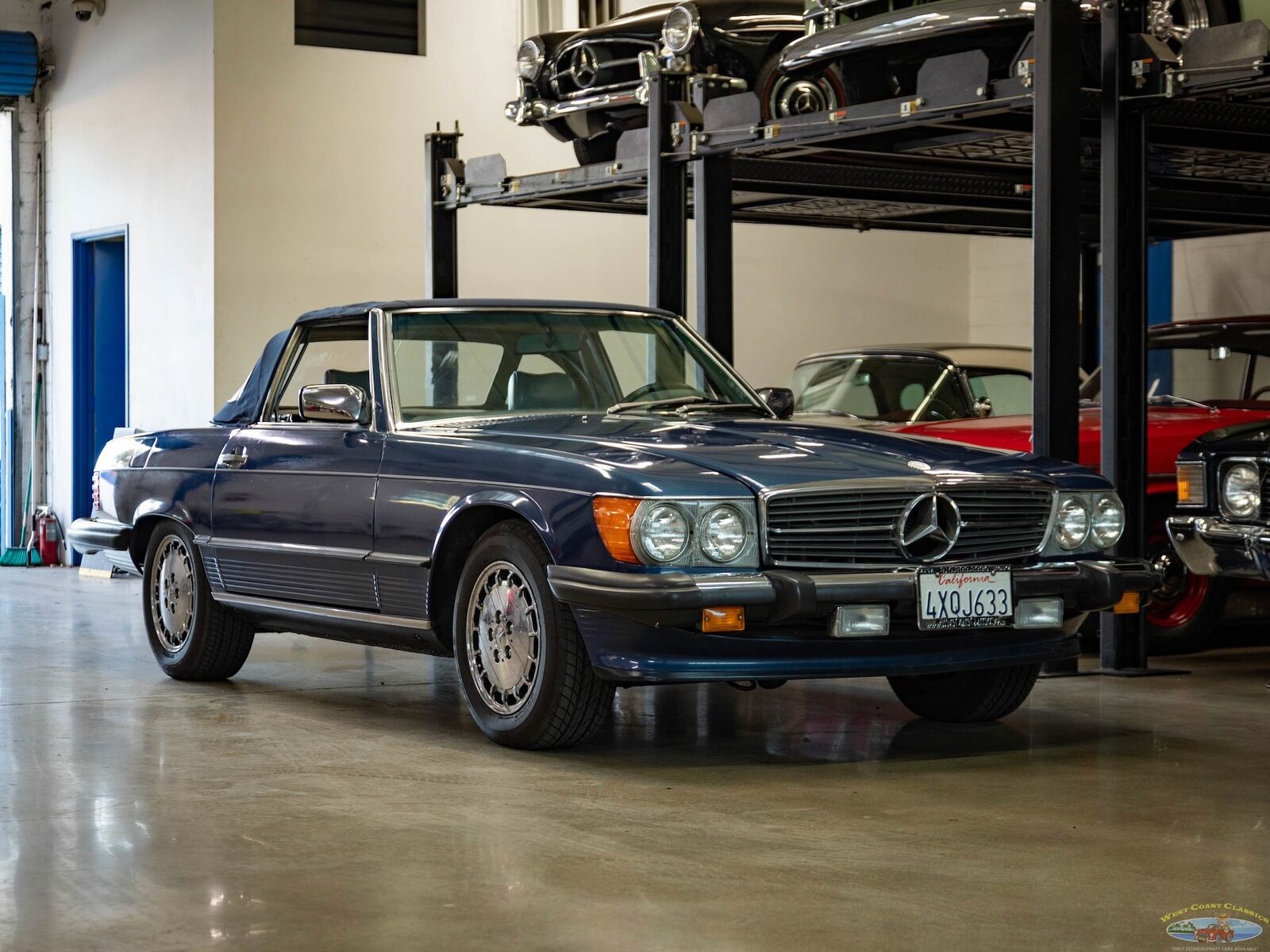 Mercedes-Benz-SL-Class-Cabriolet-1987-Blue-Blue-91853-9