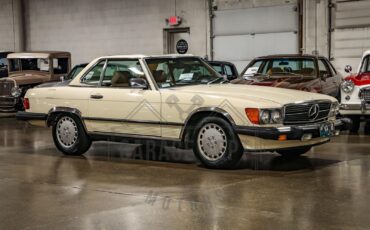 Mercedes-Benz-SL-Class-Cabriolet-1987-Cream-Tan-143438-3